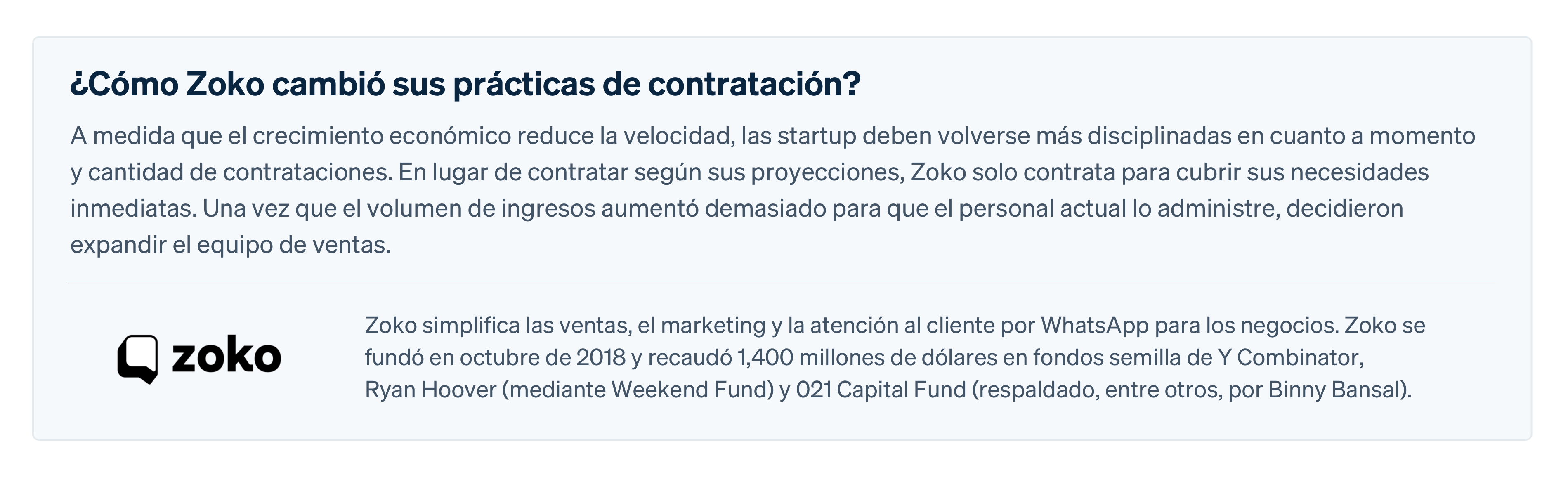 Customer Zoko - ES-LATAM