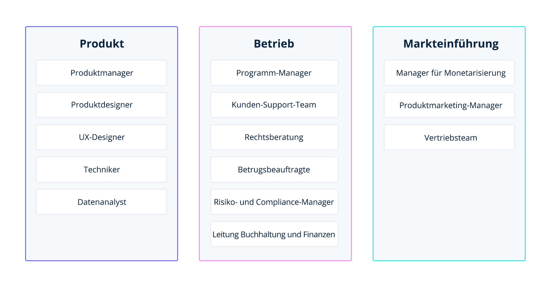 Team structure image - DE