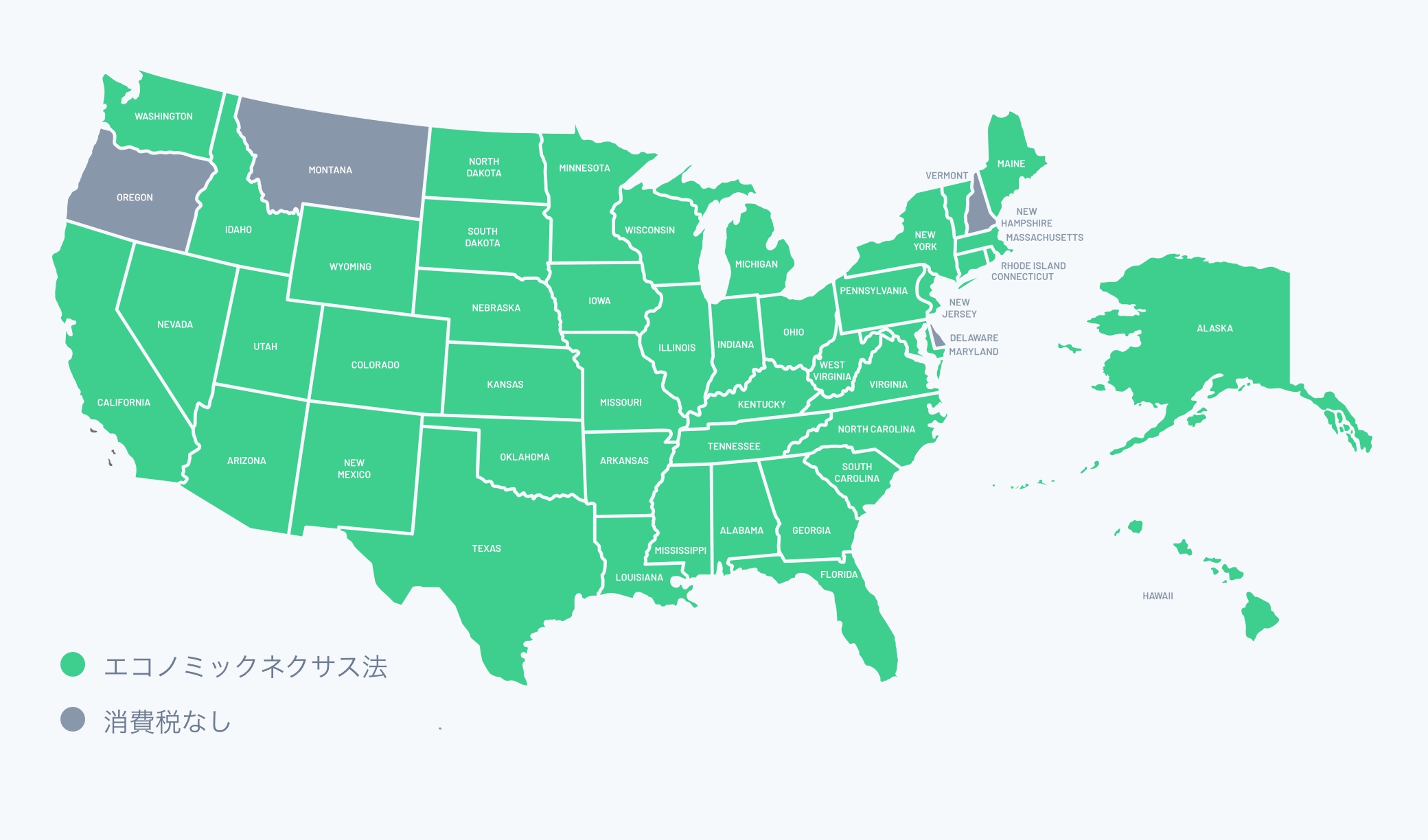 アメリカの売上税とエコノミックネクサスの概要 | Stripe