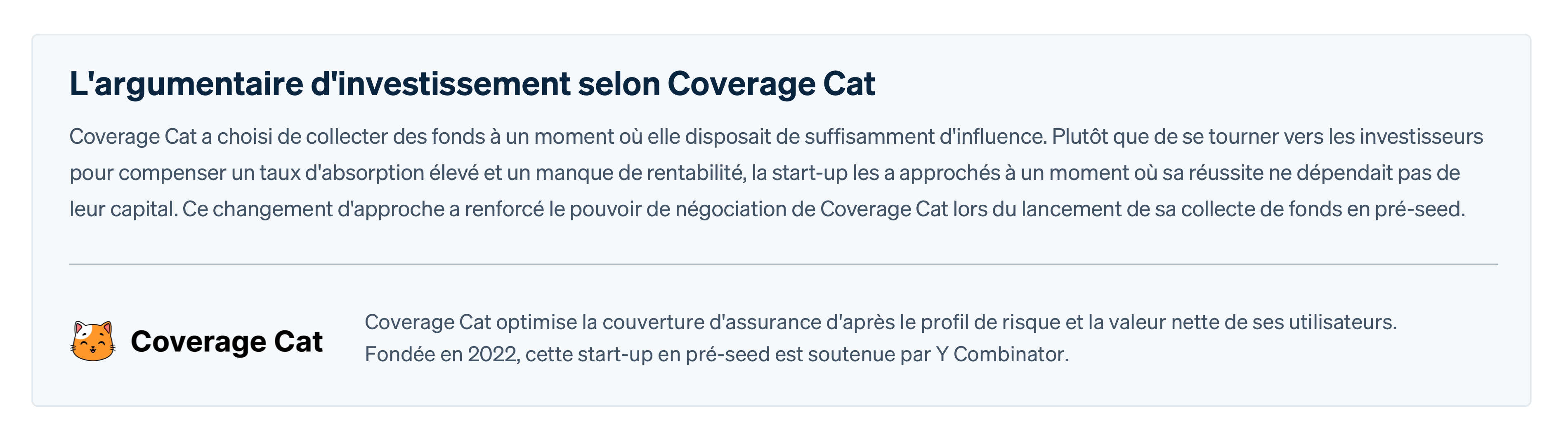 Customer Coverage Cat Copy - FR