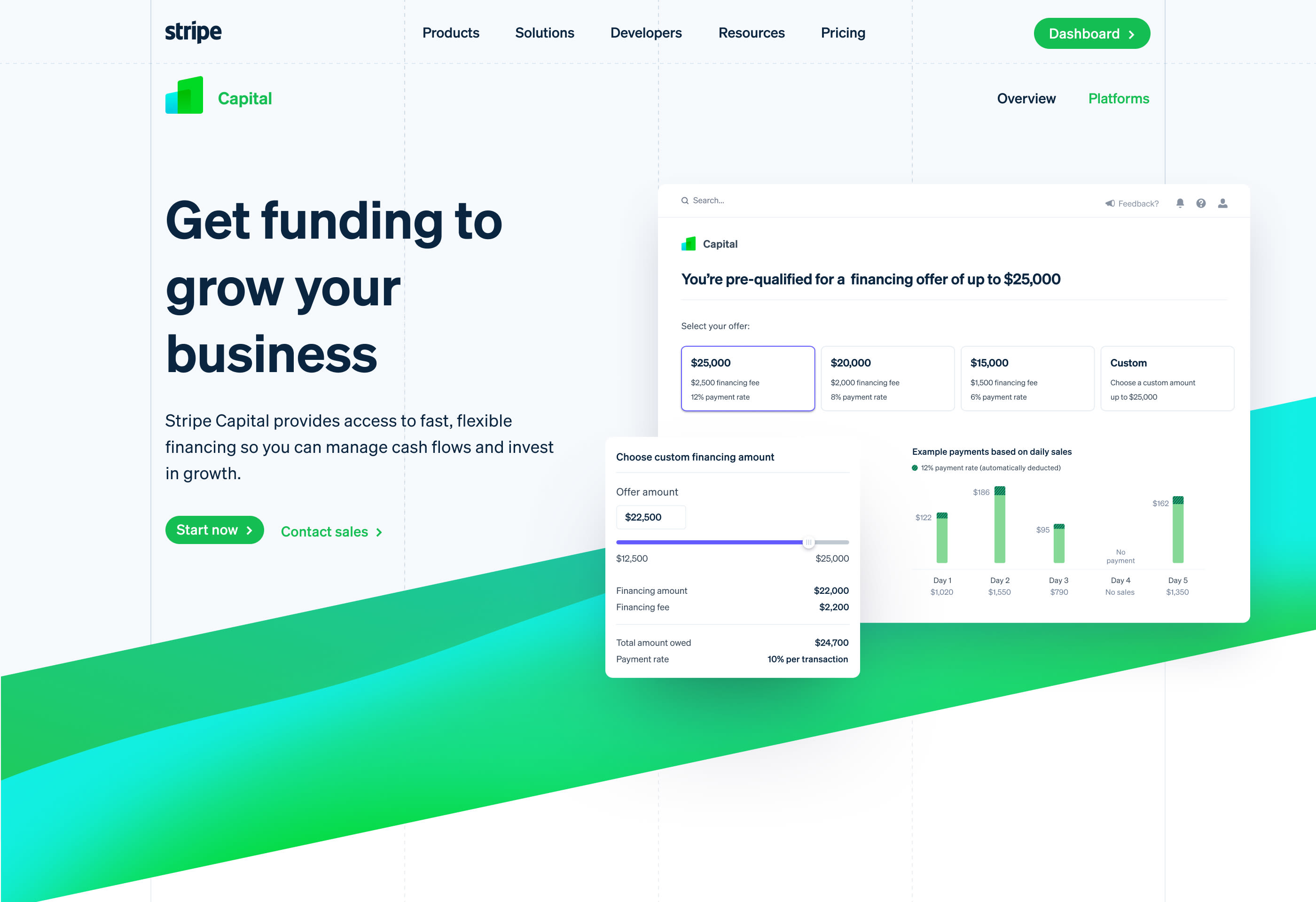 landing page