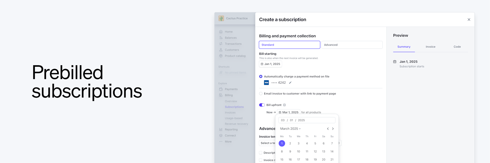 Blog > Billing roundup > Prebilling