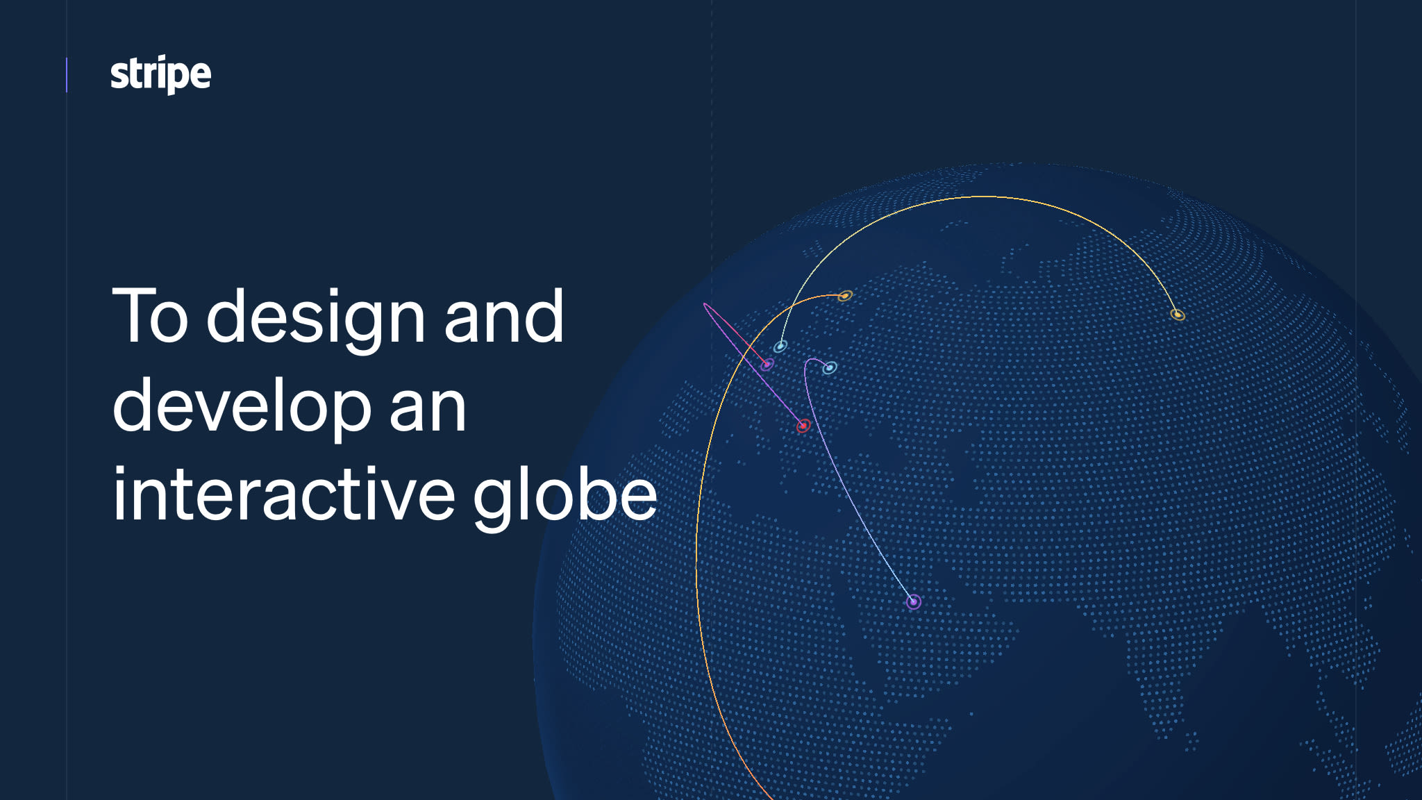 To design and develop an interactive globe, image size:2048x1152