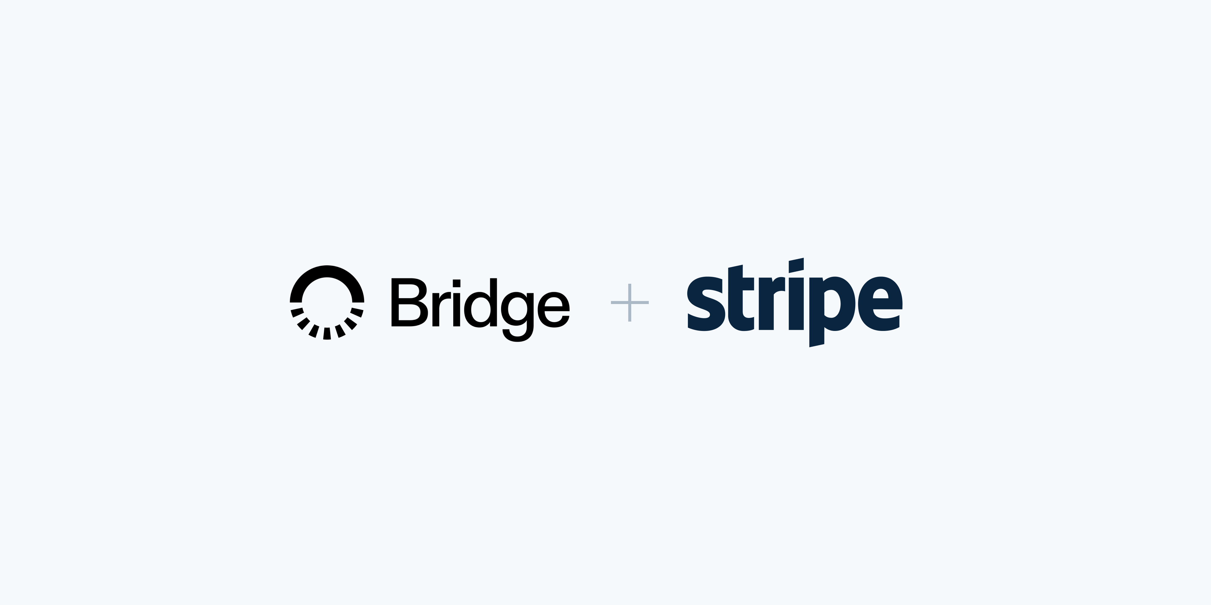 Logo lockup Bridge + Stripe