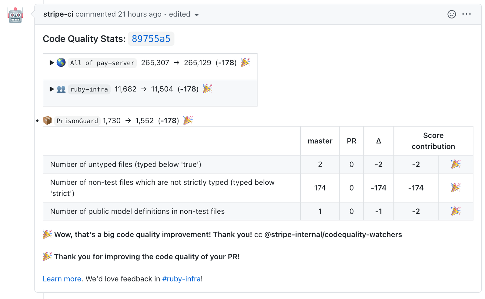 Blog > Sorbet > Code quality image