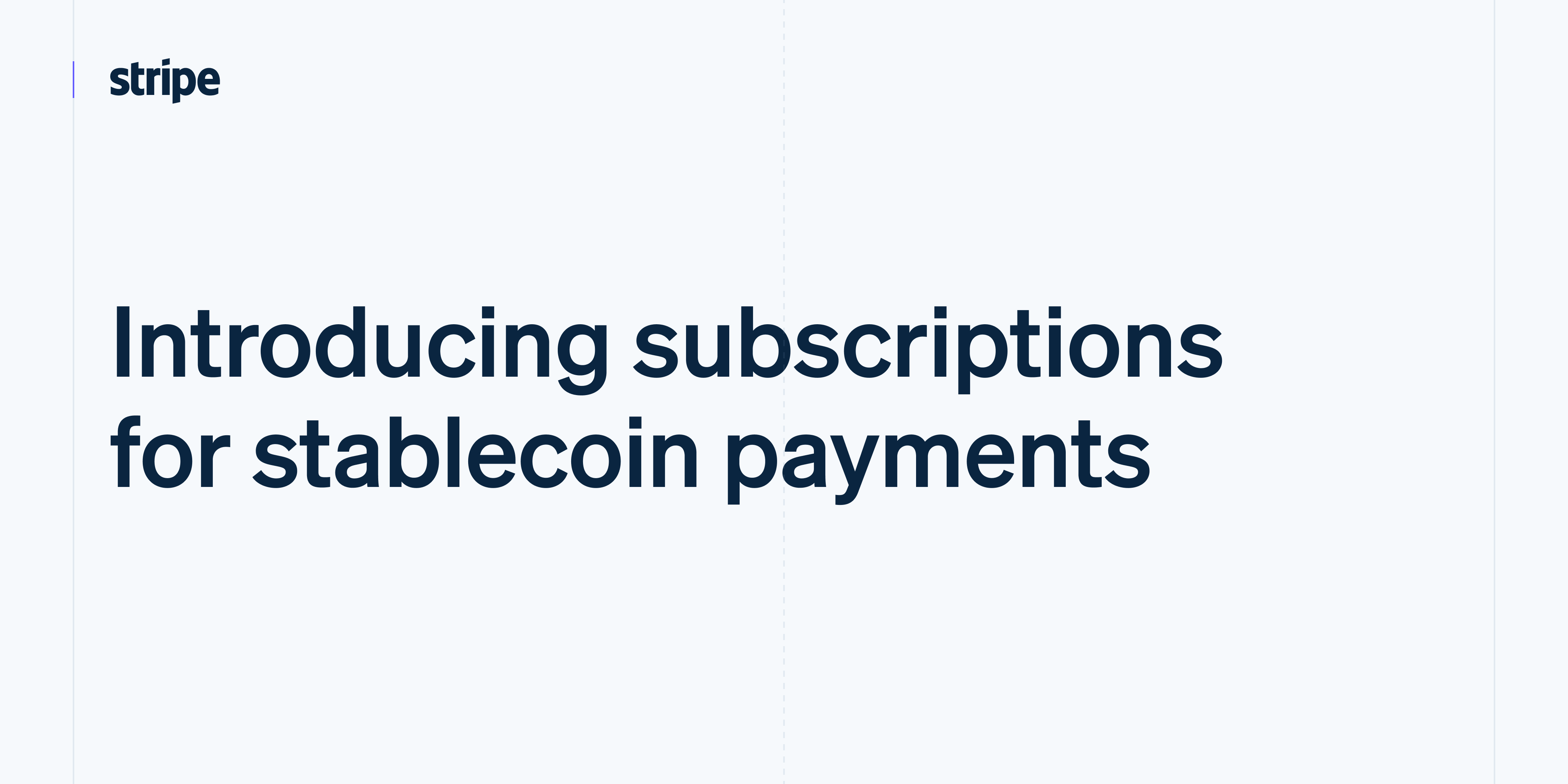 Introducing stablecoin payments for subscriptions Feature image