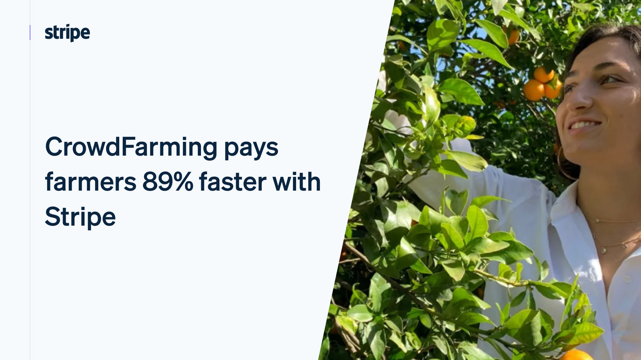 CrowdFarming Pays Farmers 89% Faster| Stripe