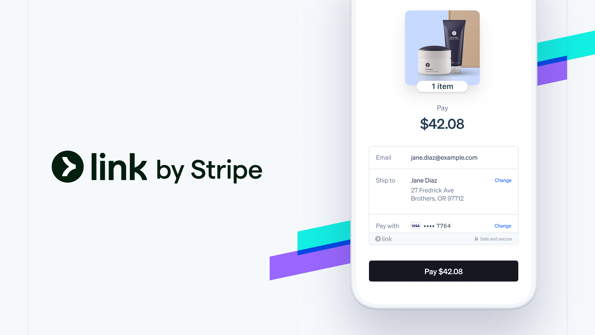 Link by Stripe: One-click payments