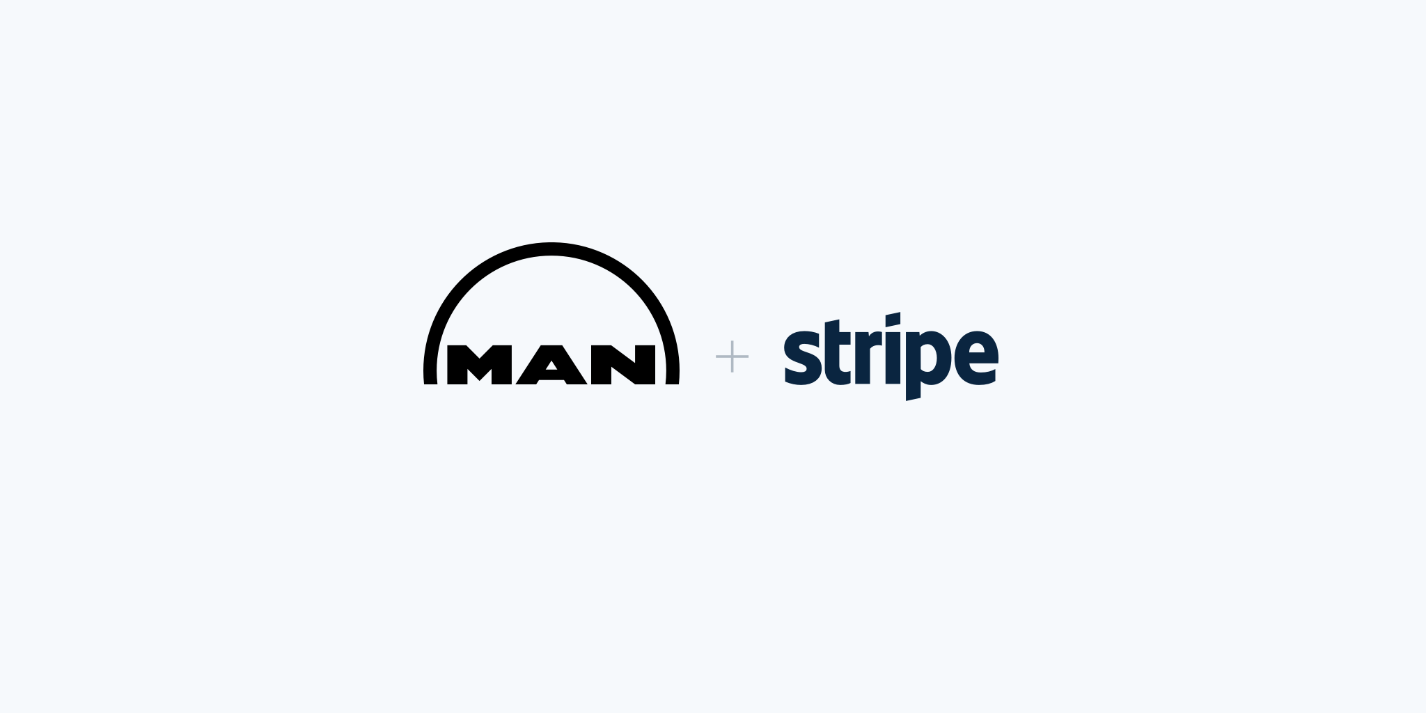 MAN + Stripe > logo lockup > image